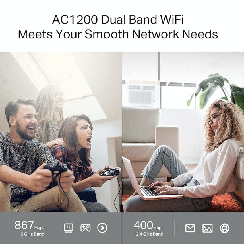 TP-LINK Archer C64 AC1200 MU-MIMO Wi-Fi Router - Image 2