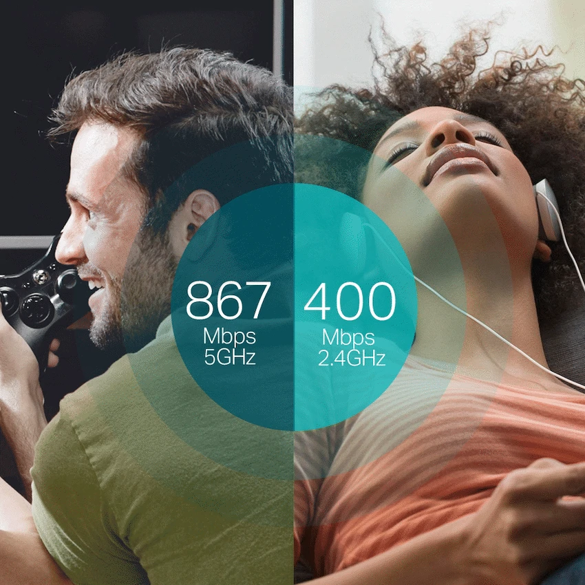 TP-Link Archer T4U AC1300 High Gain Wi-Fi MU-MIMO USB Adapter - Image 2