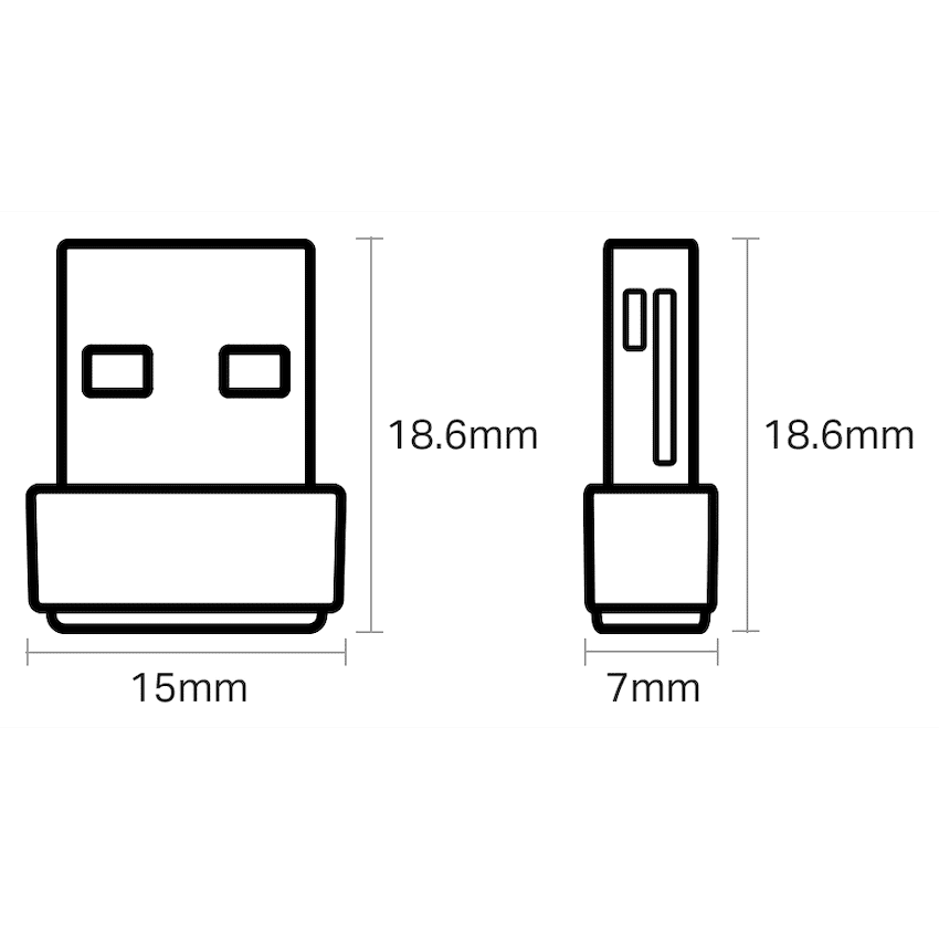 TP-Link Archer T600U-Nano AC600 Nano Wi-Fi USB Adapter - Image 2