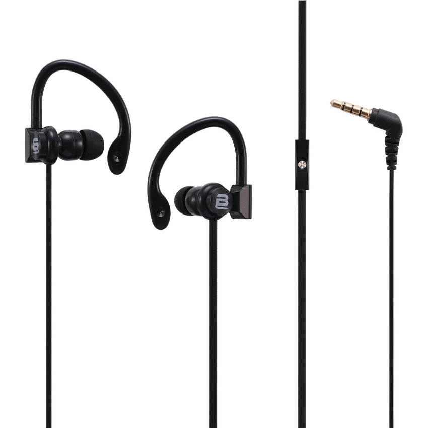 Bounce Break Series Hook-On Earphones - Black - Image 4