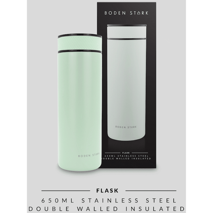 Boden Stark 650ml Travel Flask - Green - Image 3