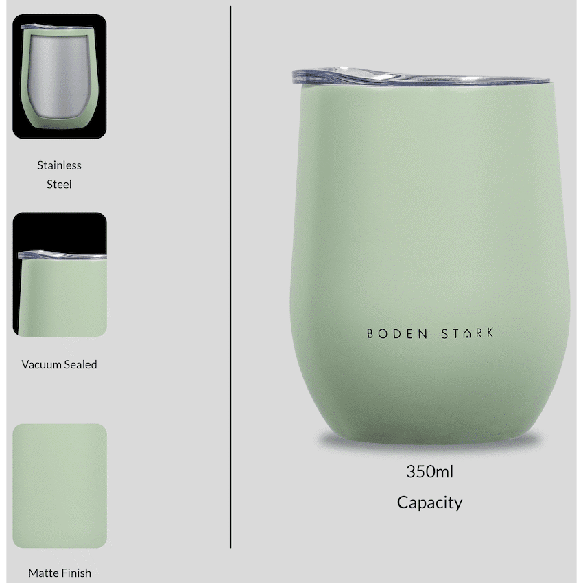 Boden Stark Tumbler 350ml Green - Image 3