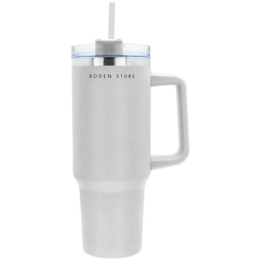 Boden Stark 1200ml Travel Mug - White - Image 3