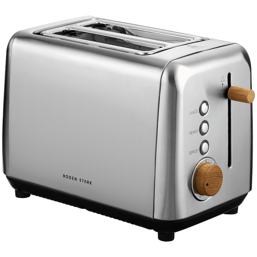 Boden Stark Anson Collection 2-Slice Stainless Steel Toaster - Image 3