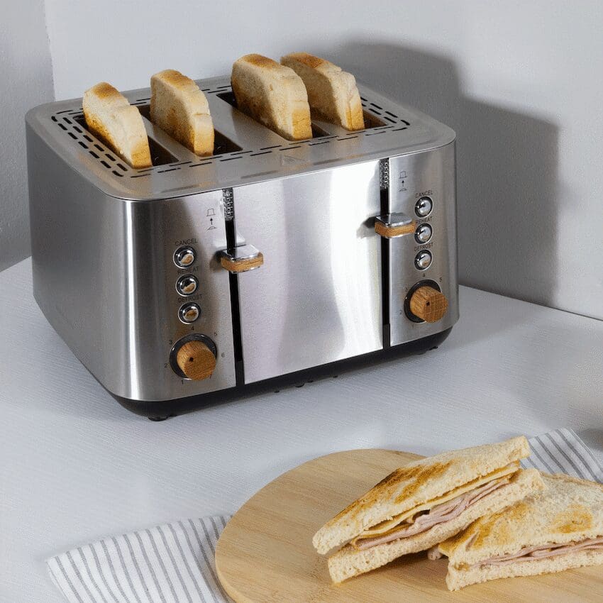 Boden Stark Anson Collection 4-Slice SS Toaster - Image 4