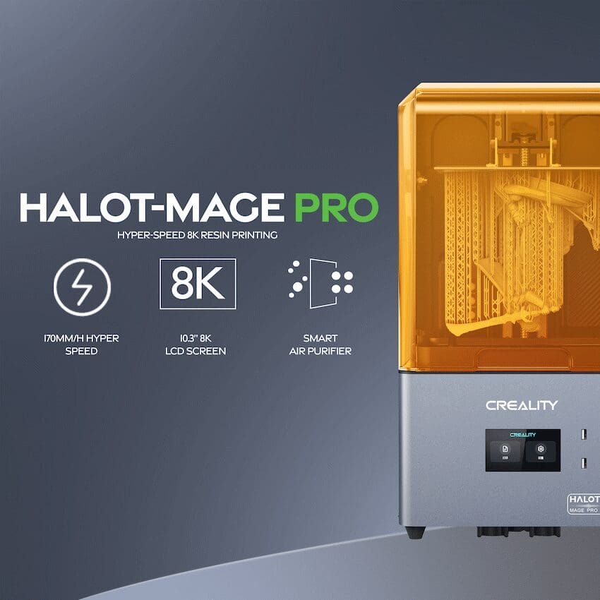 Creality Halot Mage Pro 8K Resin Printer 228x128x230 - Image 4