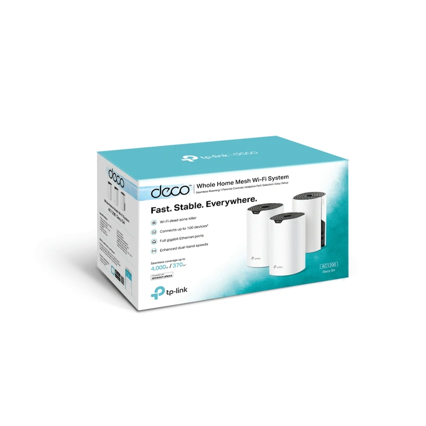 TP-Link Deco S4 (3-Pack) AC1200 Whole-Home Mesh Wi-Fi System - Image 3