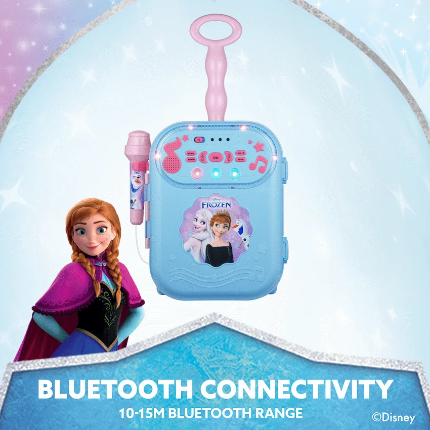 Disney Frozen Bluetooth Wheely Karaoke Machine - Image 4