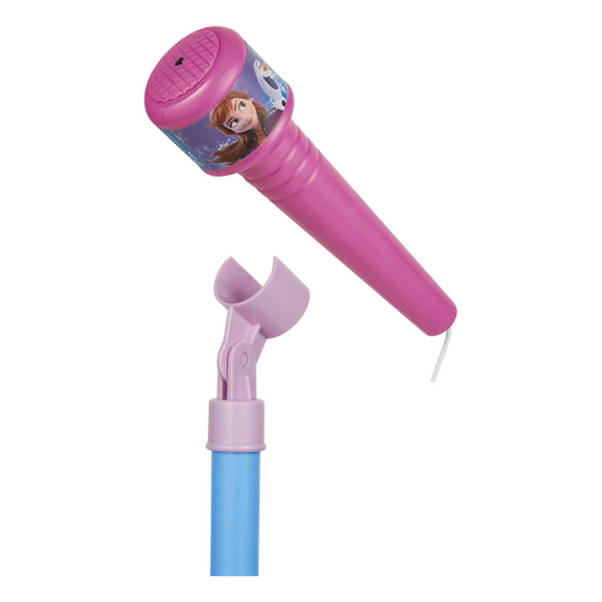 Disney Frozen Double Karaoke Mic Stand with Colourful Lights - Image 3