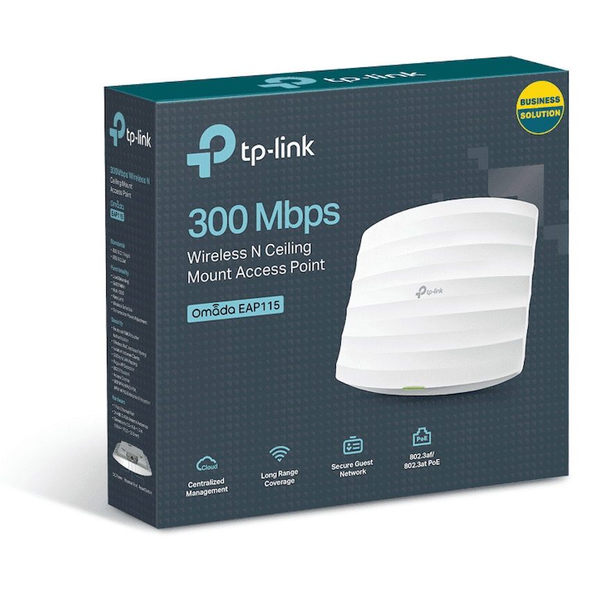 TP-Link EAP115 300Mbps Wireless N Wall Plate Access Point - Image 2