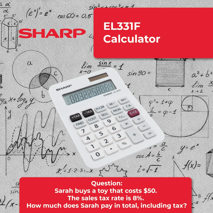 Sharp EL331F Calculator - Image 3