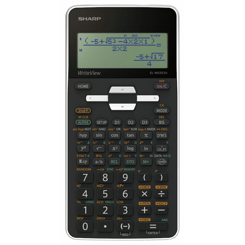 Sharp EL535 Scientific Calculator - 422 Functions - White