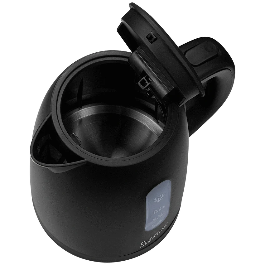 Elektra 1L Plastic Kettle - Black - Image 3