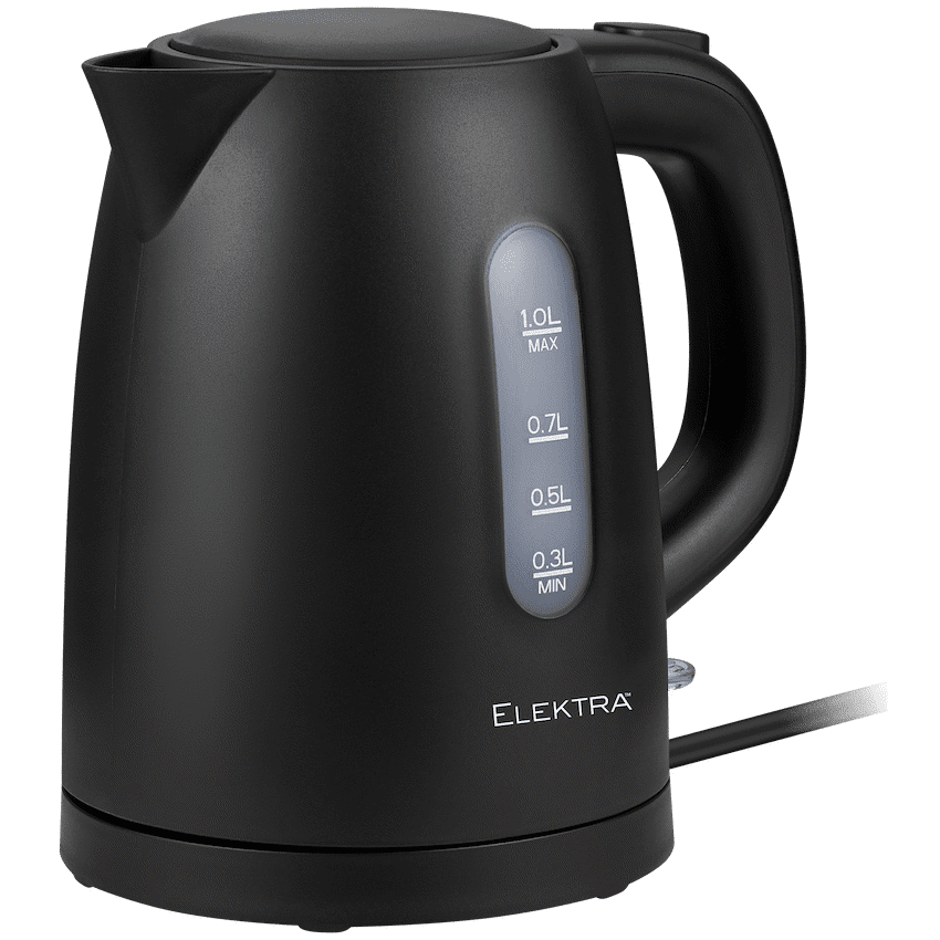Elektra 1L Plastic Kettle - Black - Image 4