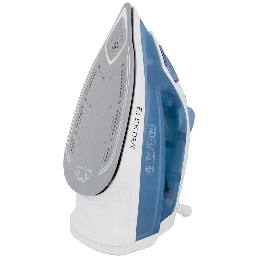 Elektra 2200W Ceramic Steam Iron - Dark Blue - Image 3