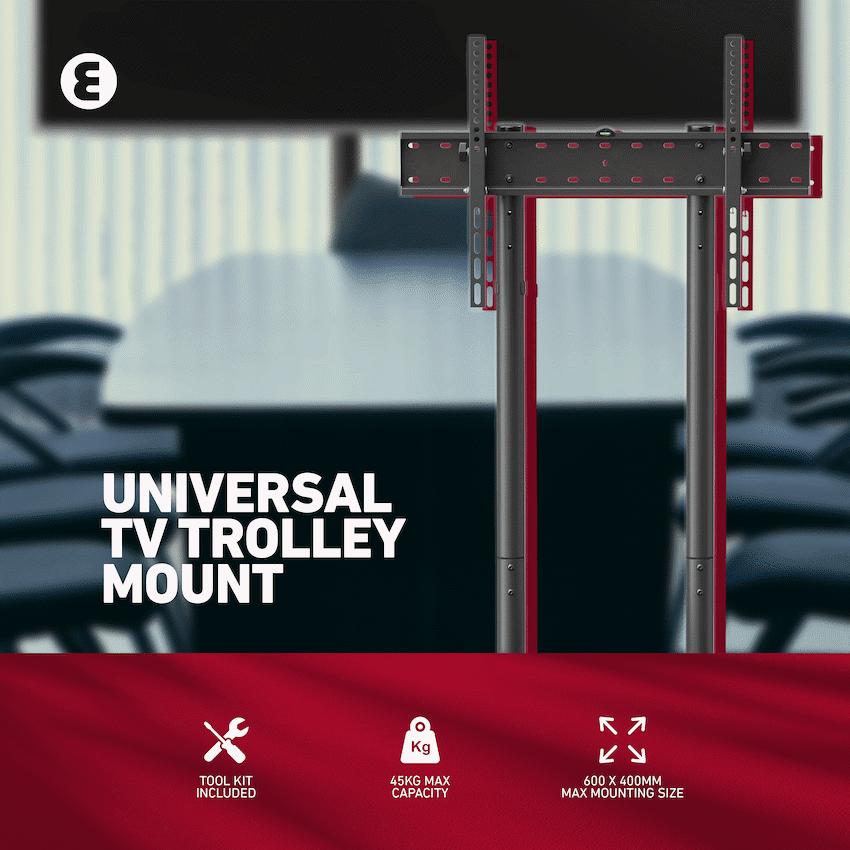 Ellies Solid series Fixed Trolley TV Bracket 37" - 70" TVs - Image 2