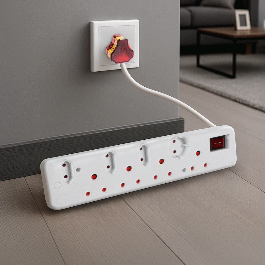 Ellies 8-Way High Surge Multiplug 0.5m - Image 3