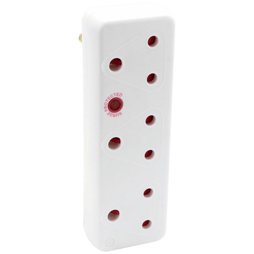 Ellies 3-Way Medium Surge Adaptor - White