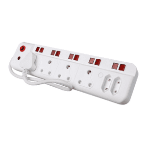 Ellies 6 Way Multiplug With Illuminated Switches