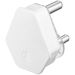 Ellies 16a Screw-on Plug Top - White