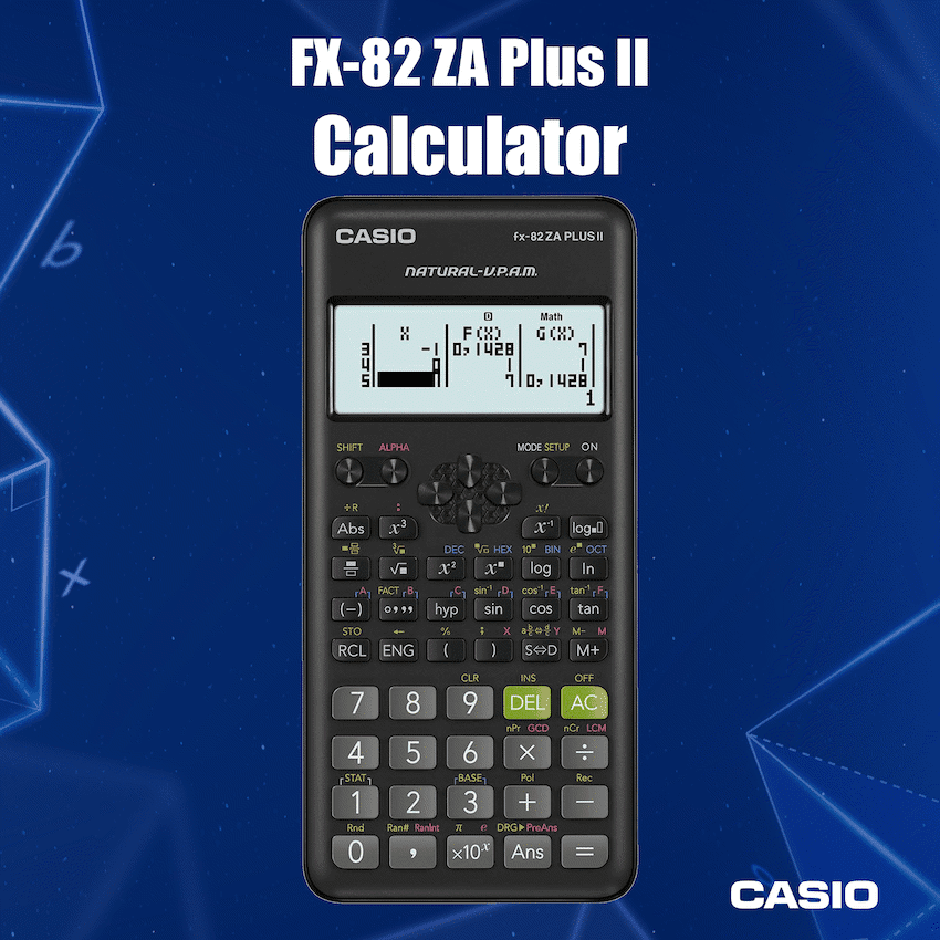 Casio FX-82 ZA Plus II Calculator - Image 2