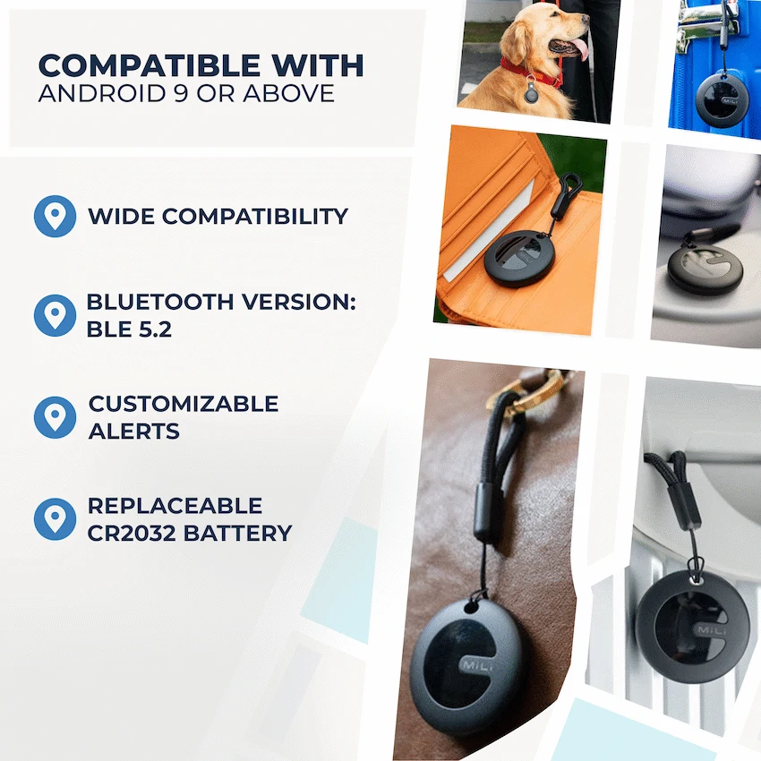 MiTag Android Tag with Keyring - 1 Pack - Image 4