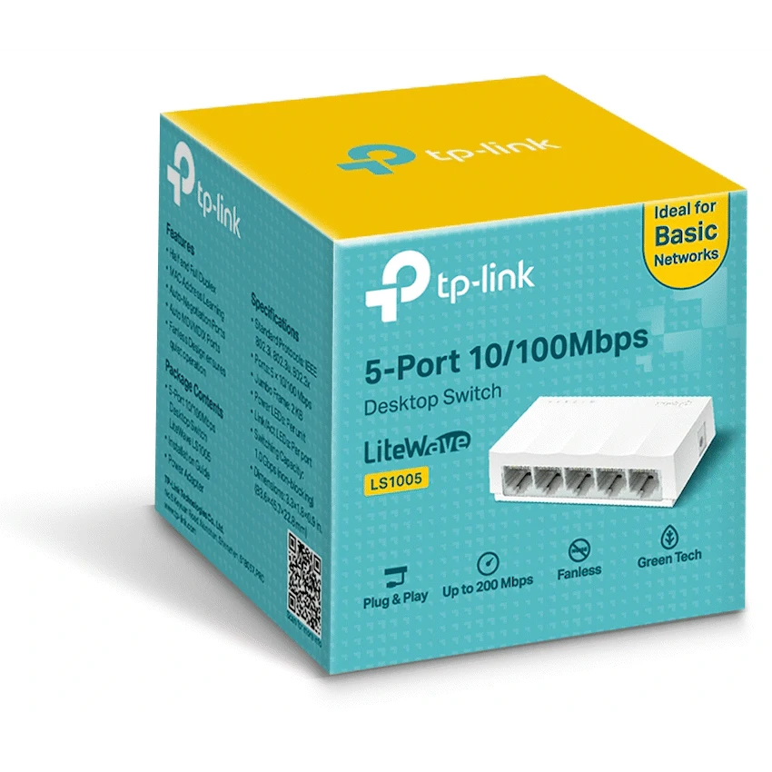 TP-Link LS1005 5-Port Desktop Switch - Image 3