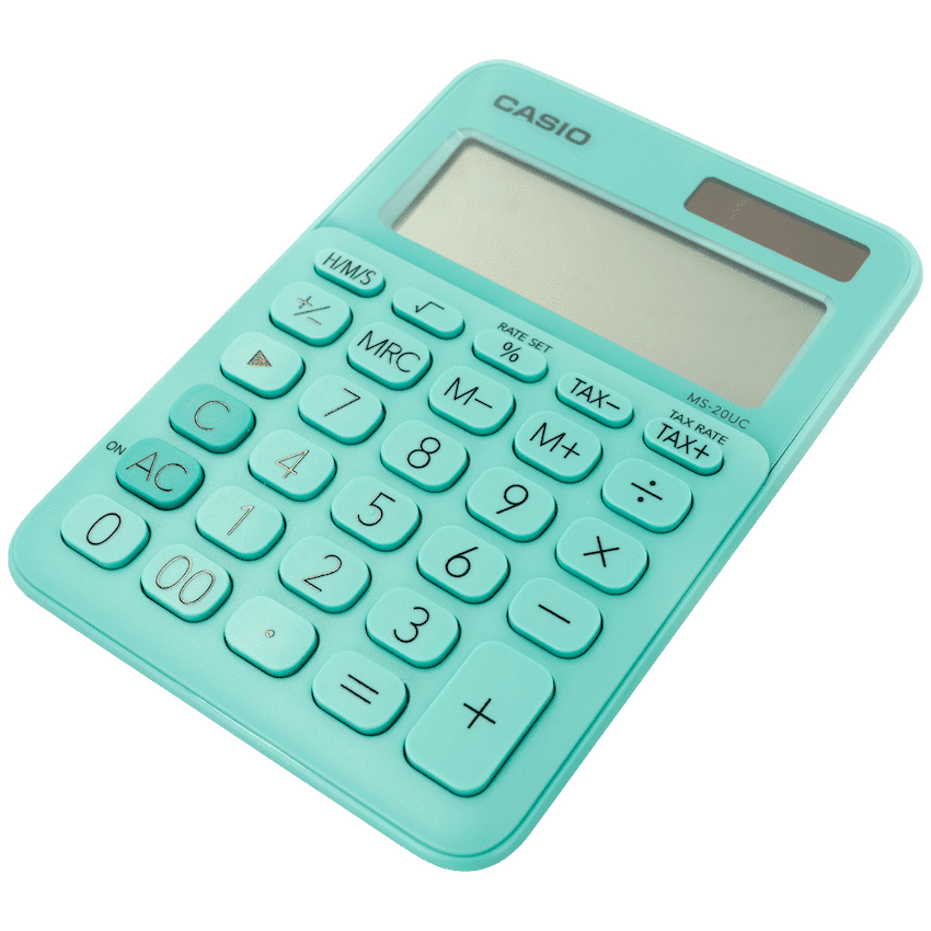 Casio MS-20UC - Desktop calculator 12 Digit - Green - Image 2