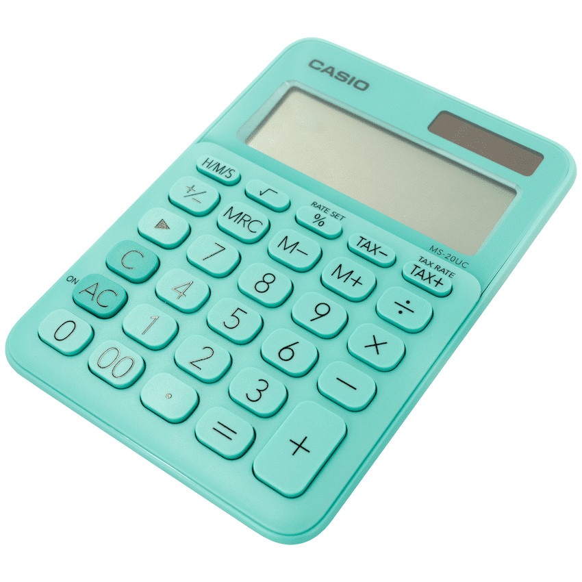 Casio MS-20UC - Desktop calculator 12 Digit - Green - Image 4