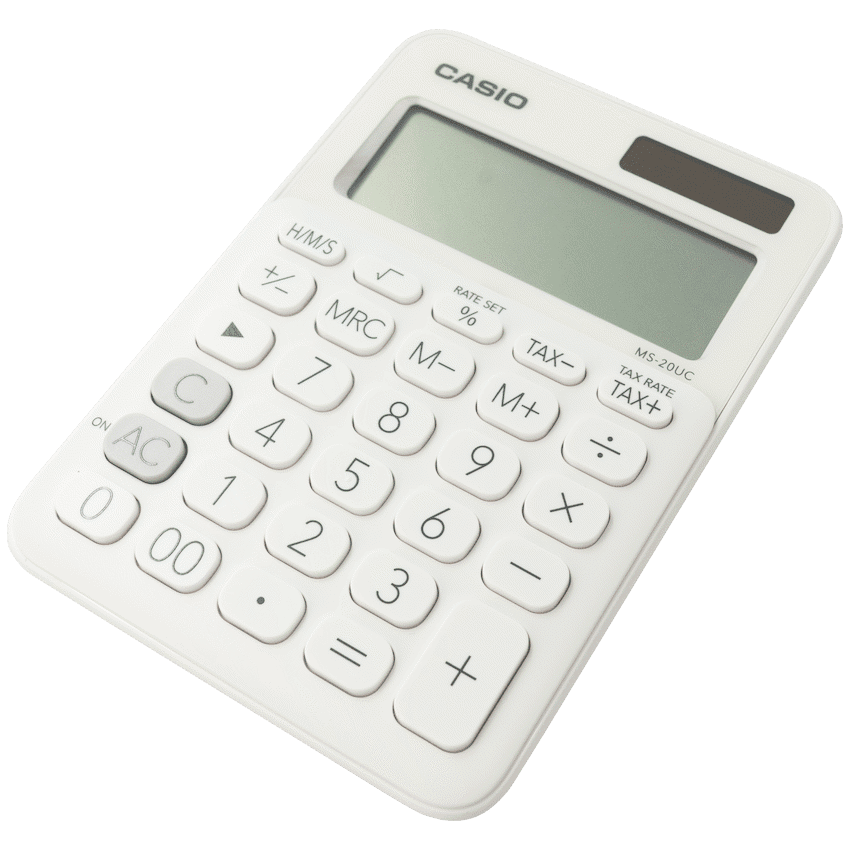 Casio MS-20UC - Desktop calculator 12 Digit - White - Image 2