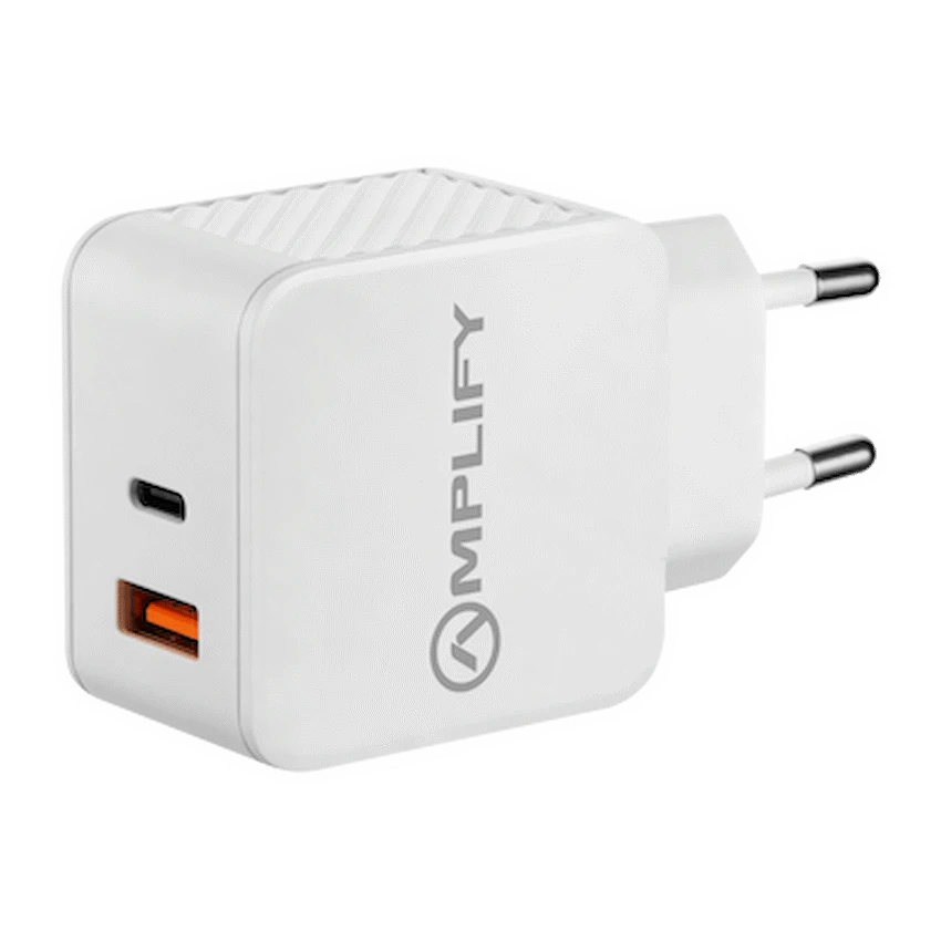Amplify Dual Wall Charger Type-C + USB (45w) - Image 3