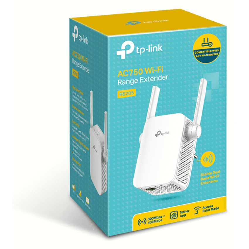 TP-Link RE205 AC750 Wi-Fi Range Extender - Image 4