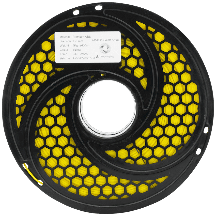 SA Filament ABS Premium Filament 1kg - Yellow - Image 2