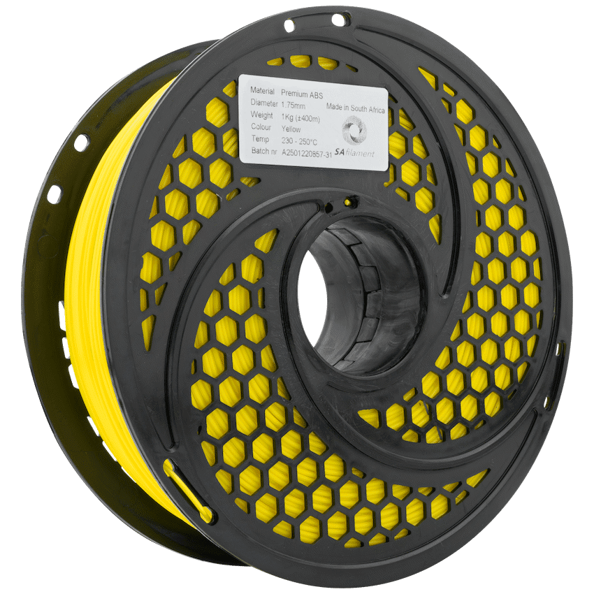 SA Filament ABS Premium Filament 1kg - Yellow - Image 3