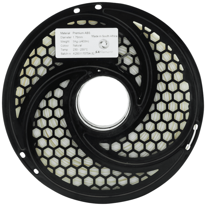SA Filament ABS Premium Filament 1kg - Natural / Ivory - Image 3