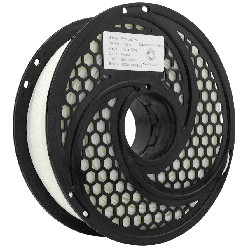 SA Filament ABS Premium Filament 1kg - Natural / Ivory - Image 4