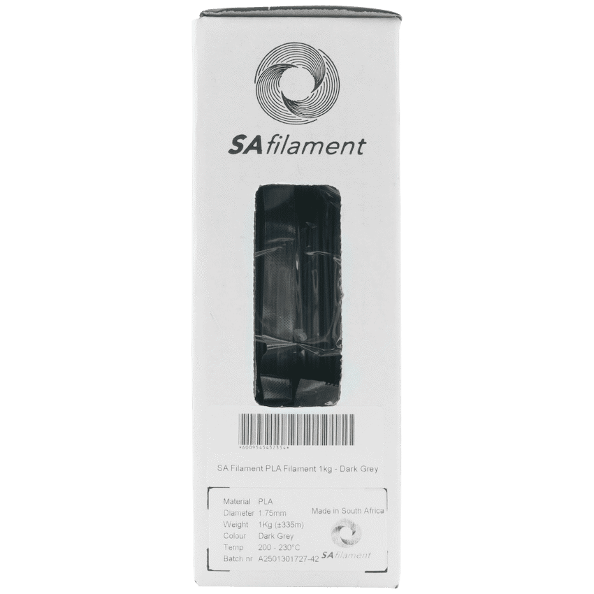 SA Filament ABS Premium Filament 1kg - Dark Grey - Image 2