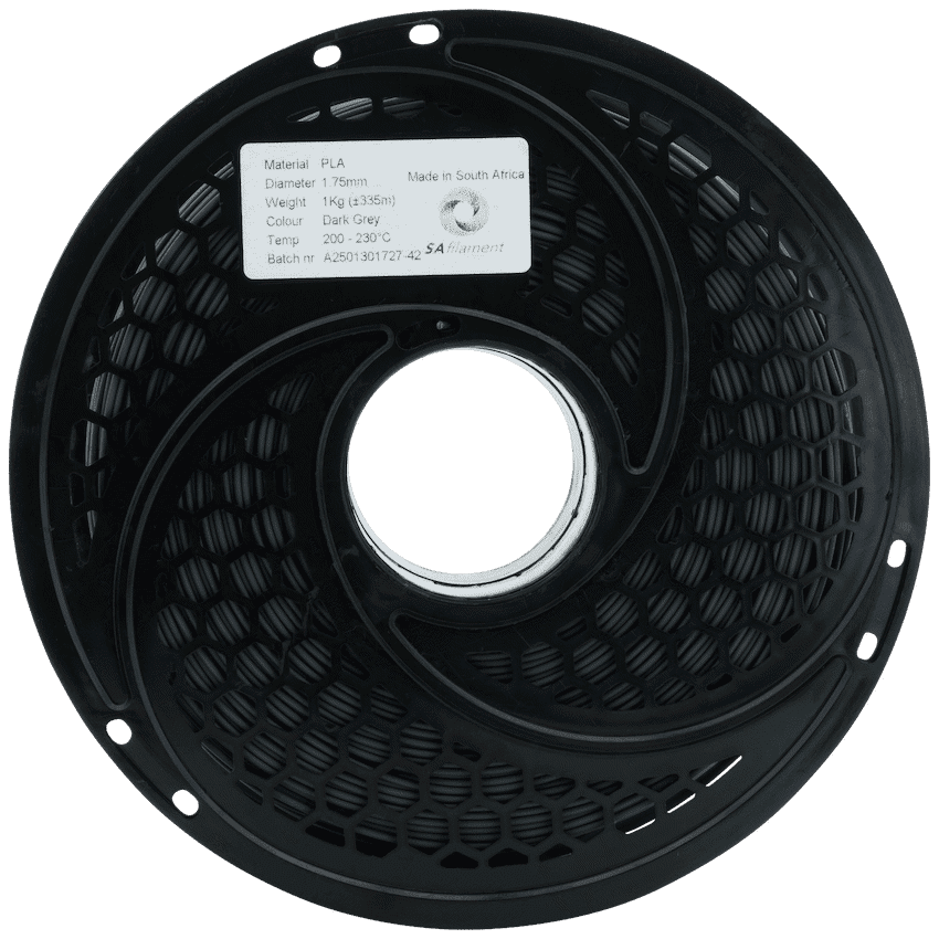 SA Filament ABS Premium Filament 1kg - Dark Grey - Image 3