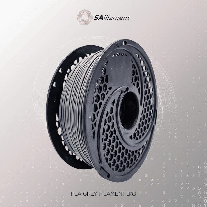 SA Filament PLA Grey Filament 1kg, 1.75mm - Image 3