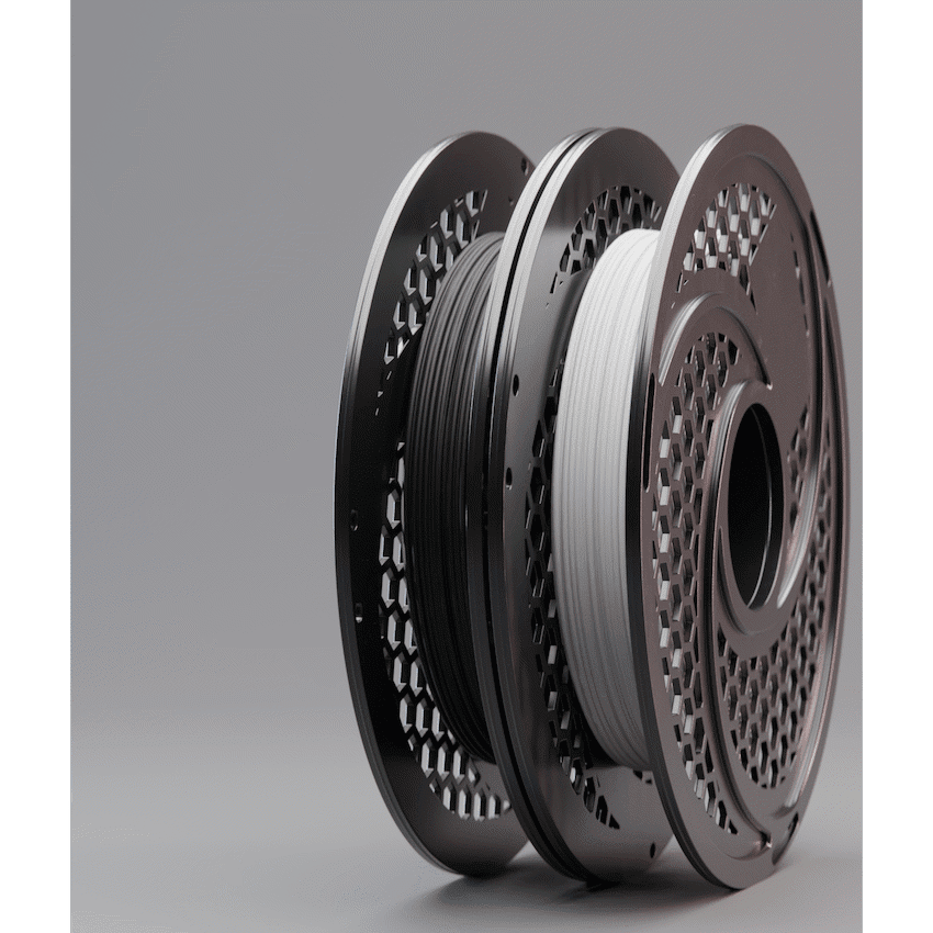 SA Filament 2x 350g PLA Black and White Twin Pack