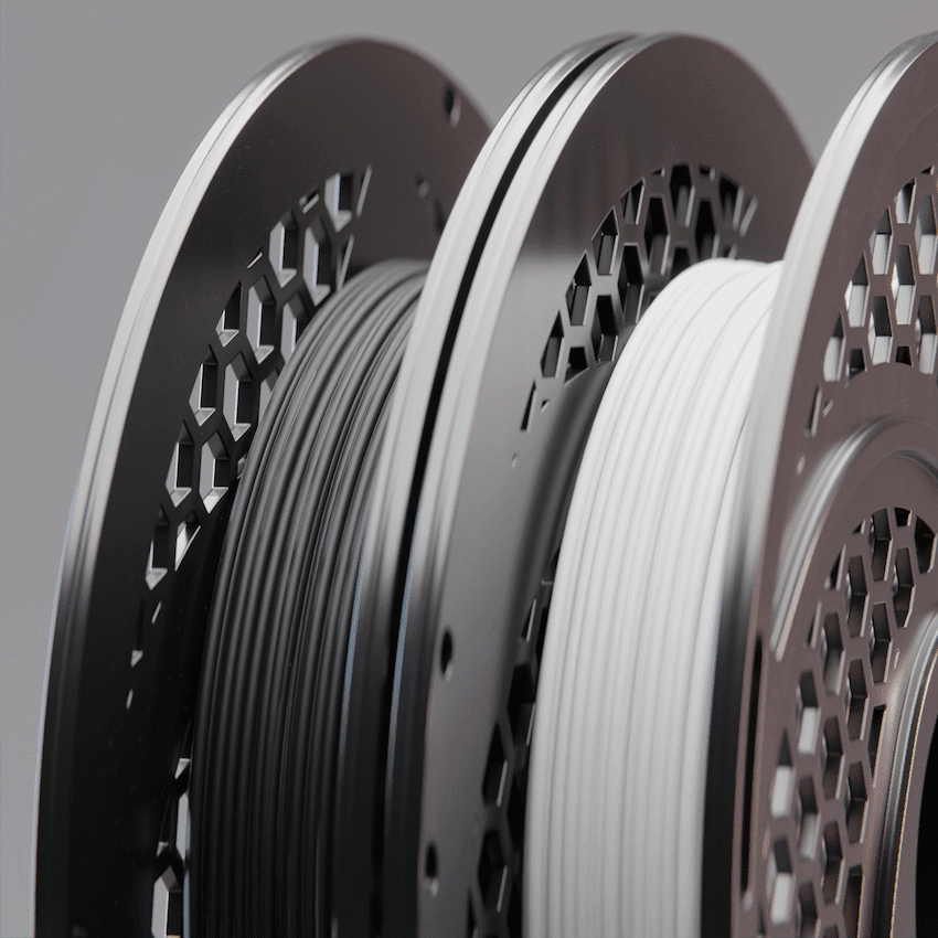 SA Filament 2x 350g PLA Black and White Twin Pack - Image 2