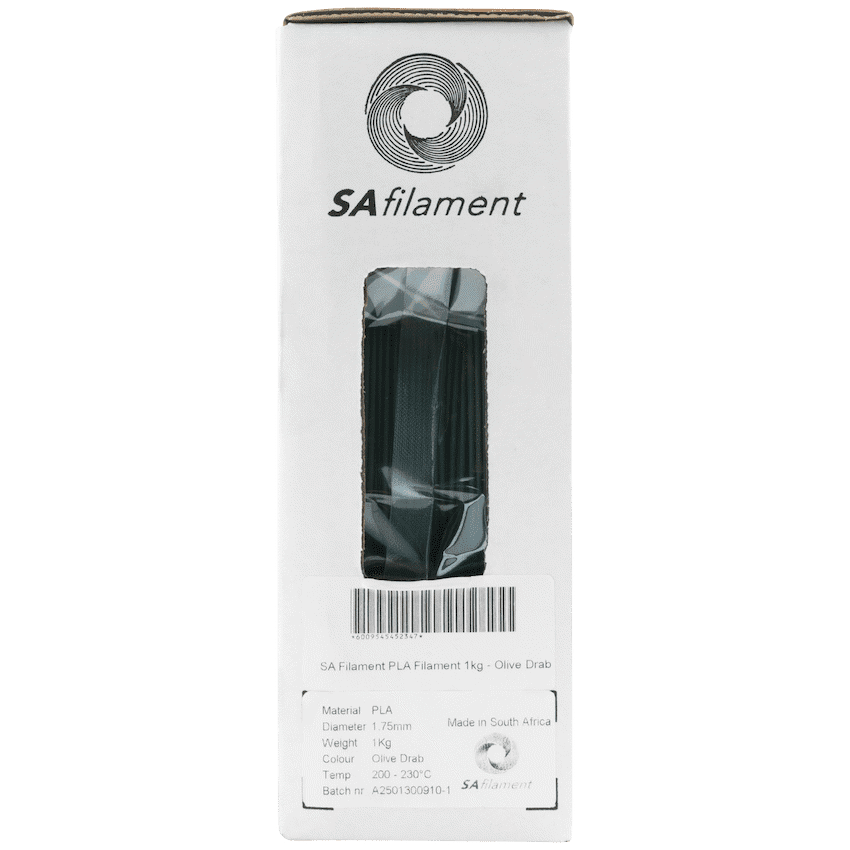 SA Filament PLA Filament 1kg - Olive Drab - Image 3