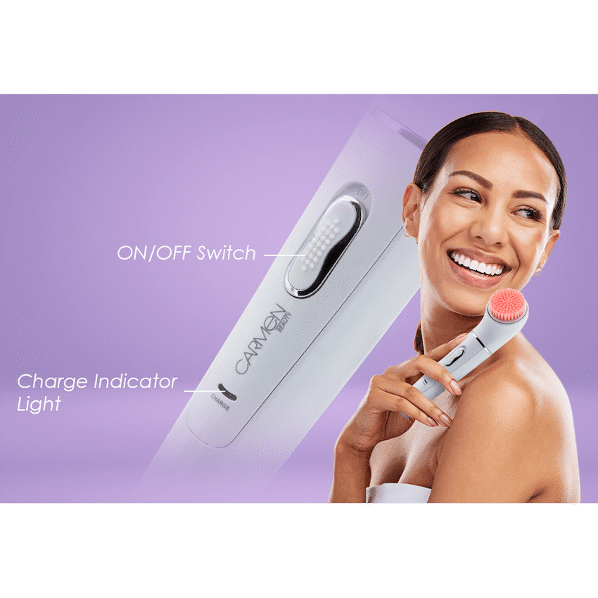 1590 - Carmen Facial Epilator & Brush Set - Image 3
