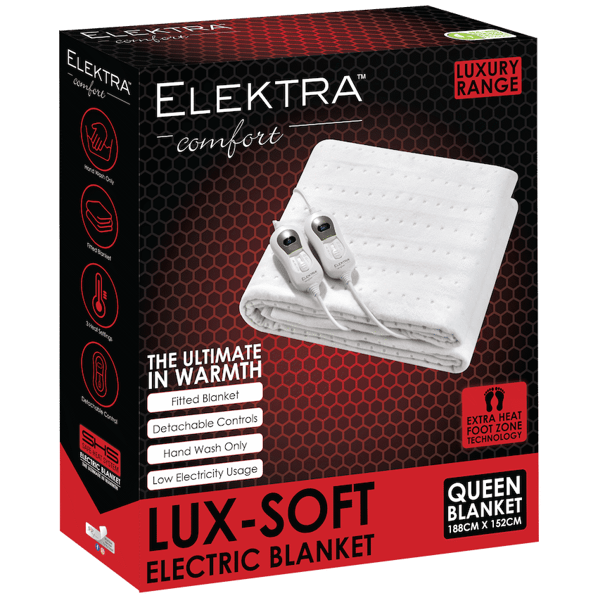 Elektra Comfort Electric Blanket - Queen - Standard - Image 2