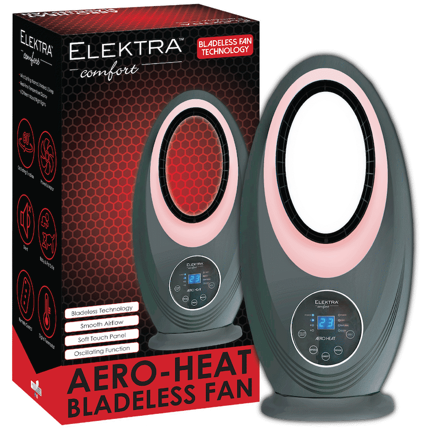 Elektra 2605 - Aero-Heat Bladeless Fan Heater - Image 2