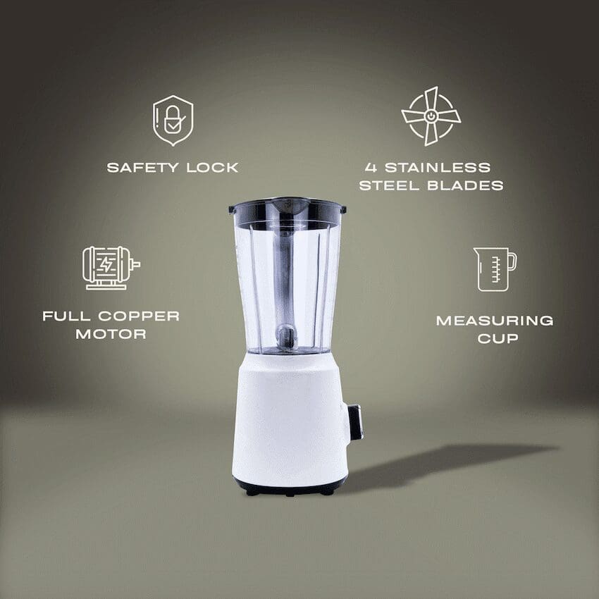 Elektra 500W 1.5L Jug Blender (Plastic Jug) - Image 3