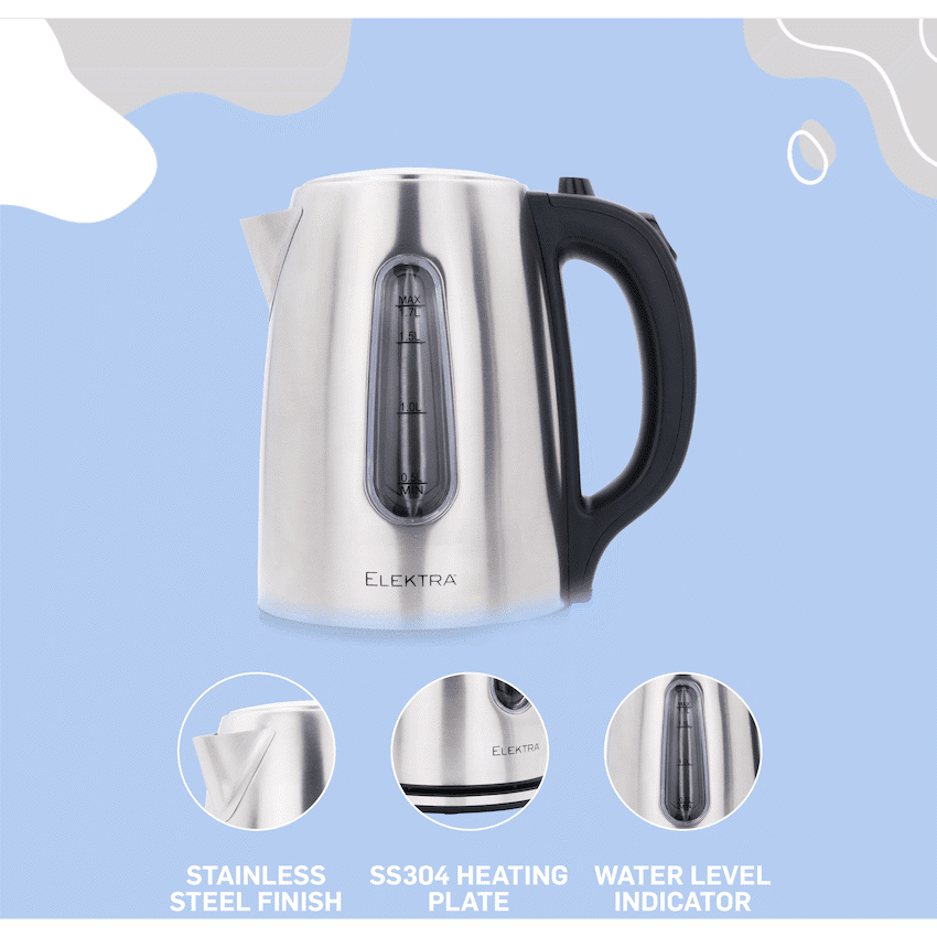 Elektra 1.7l Stainless Steel Kettle - Image 2