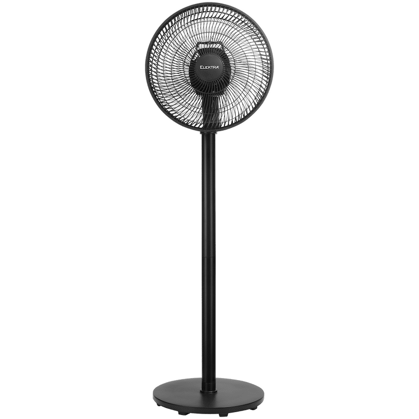 Elektra 30cm Stand Fan - Black