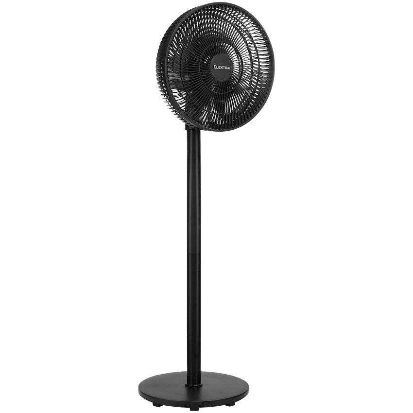 Elektra 30cm Stand Fan - Black - Image 4