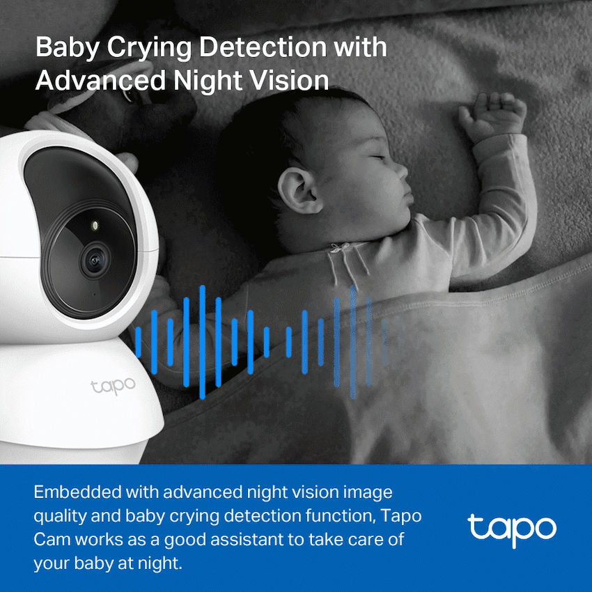 TP-Link Tapo C200P2 Pan/Tilt Home Security Wi-Fi Camera - Image 2